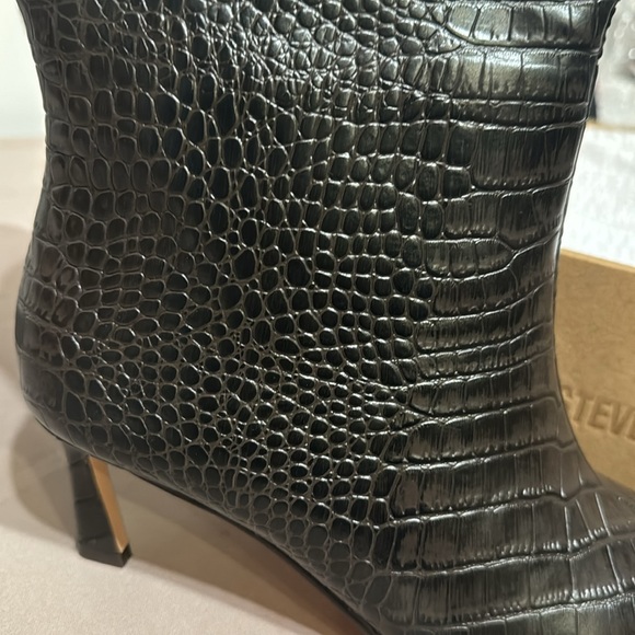 - Steve Madden lavan dark brown croc boots size 9.5 - Picture 12 of 13